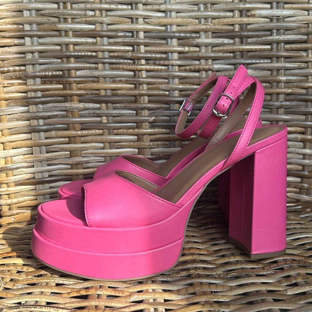 Hot Pink Platform Heels